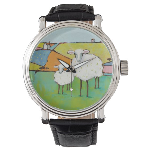 Montre Moutons dans le pré (devant)
