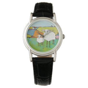Montre Moutons dans le pré