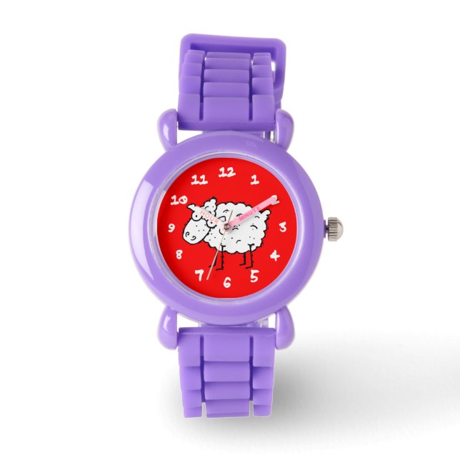 Montre Moutons de bande dessinée (Recto)