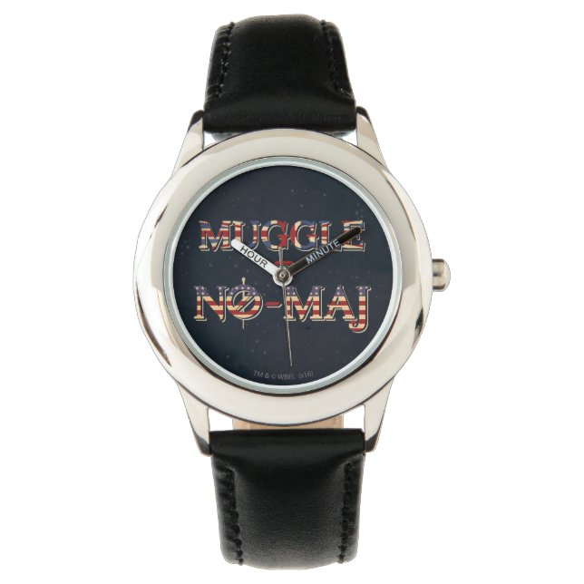 MONTRE MUGGLE™ = NO-MAJ™ (devant)