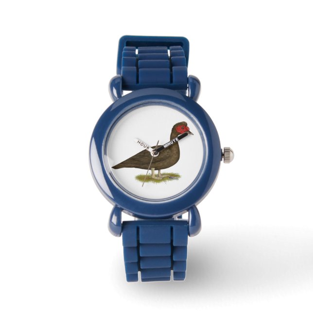 Montre Muscovy Drake Chocolat (Recto)