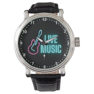 Montre Musique en direct Neon Guitare