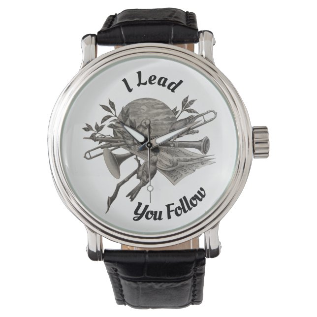 Montre Musique Enseignant Instruments de bande Appréciati (devant)