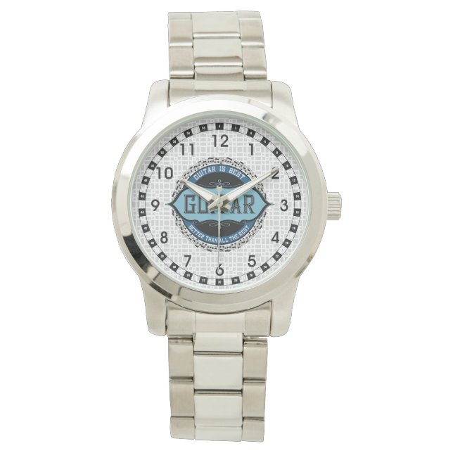 Montre Musique guitare Cercle (devant)