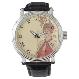 Montre Musique vintage, chanteur de piano Art Déco