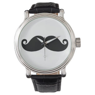 Montre Mustache noire de Funny