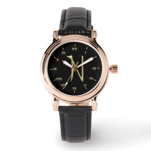 Montre N Monogramme avec chiffres romains