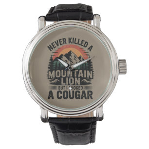 Montre N'ai jamais tué un lion de montagne mais j'ai étra