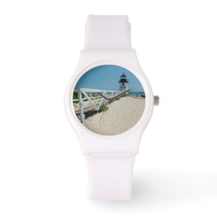 Montre Nantucket. Vieux phare en bois