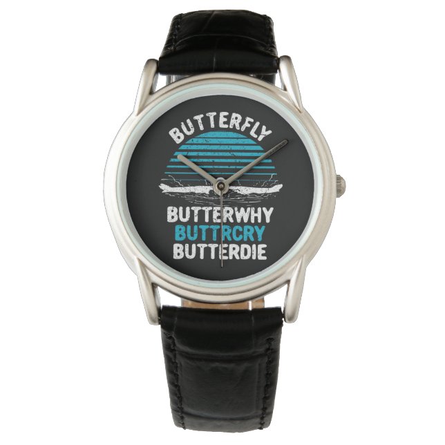 Montre Natation - Papillon Papillonnerie (devant)