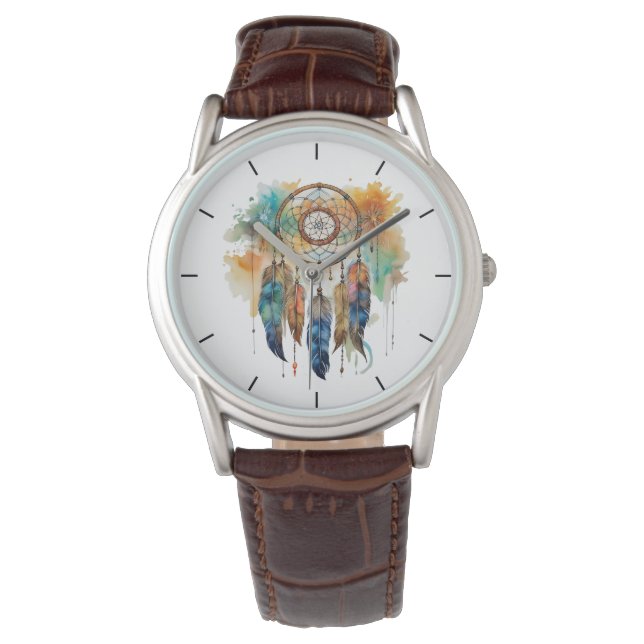 MONTRE NATIVE AMERICAN DREAM CATCHER (devant)