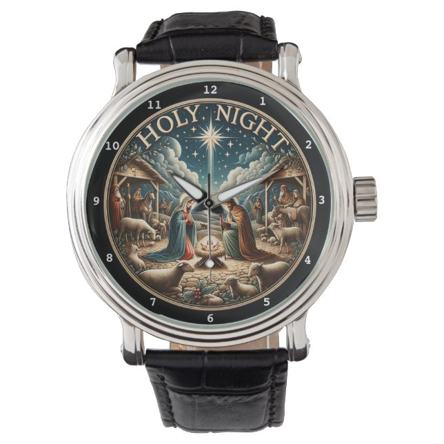 Montre Nativity Scene Holy Night Decorative (devant)