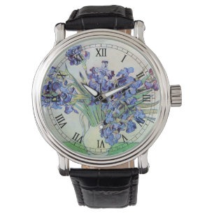 Montre Nature morte au vase avec iris par Vincent van Gog