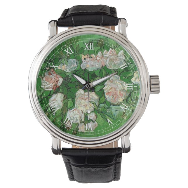Montre Nature morte : Roses roses de Vincent van Gogh (devant)