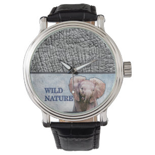 Montre NATURE SAUVAGE - Collection design ELEPHANT