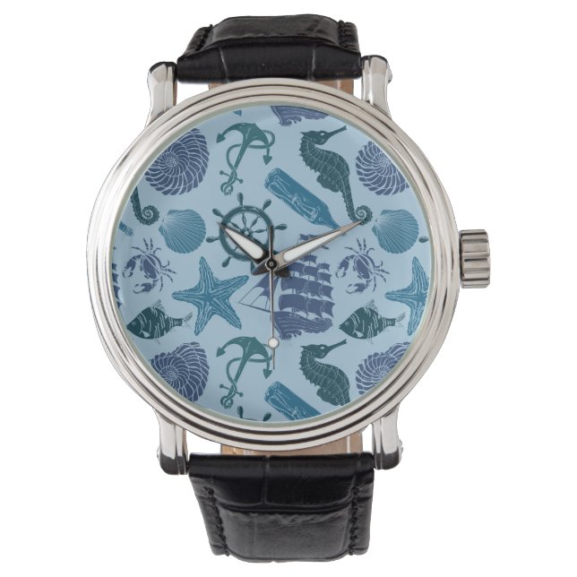 Montre Nautical Shades of Blue (devant)
