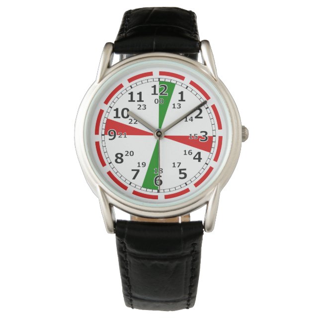 Montre Navires Radio Horloge CW Signal d'alarme (devant)
