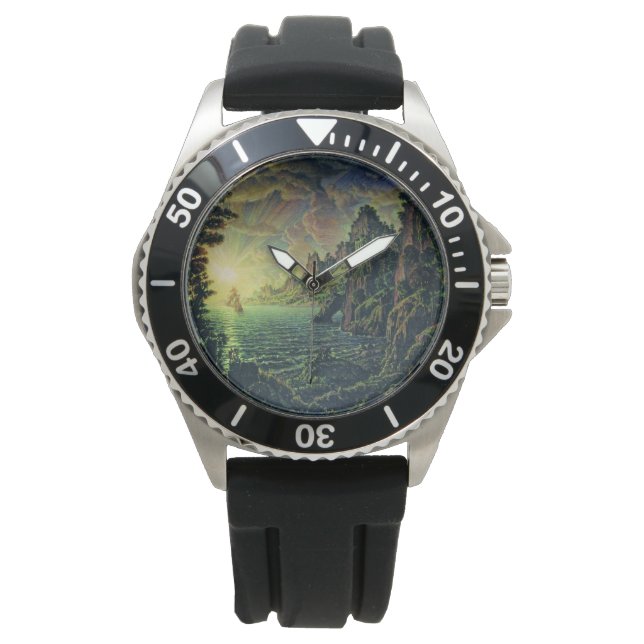 Montre Navires : Soleil du soir (par Konstantin Bogaevsky (devant)