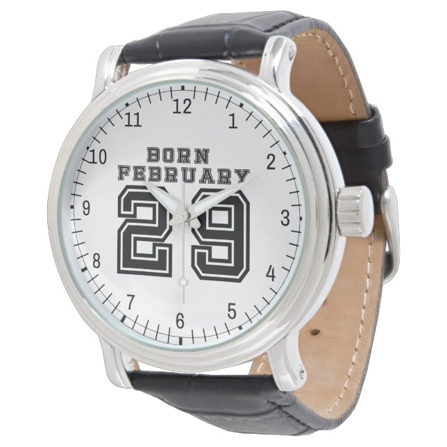 Montre Né le 29 février (Incliné)