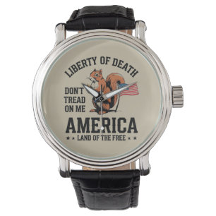 Montre Ne me marchez pas sur Squirrel Liberté Justice