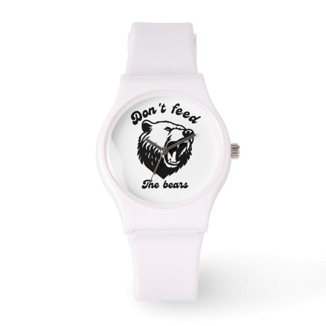 Montre Ne nourris pas les ours (Recto)