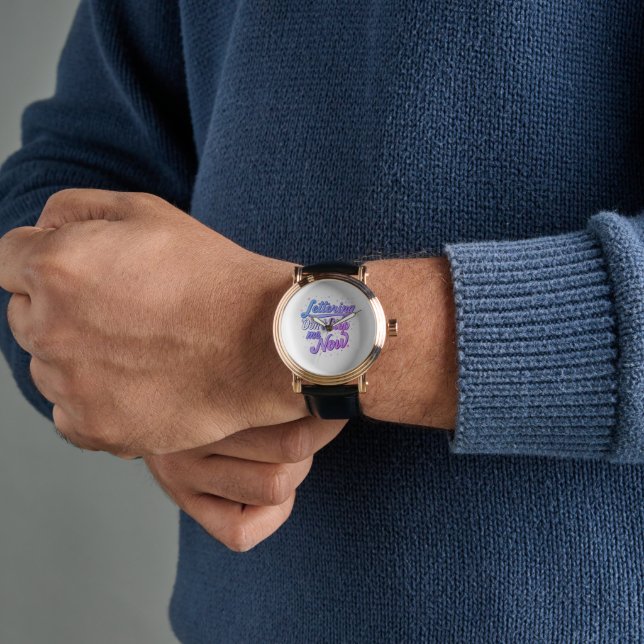 Montre Ne pas m’arrêter maintenant : Retro Vibes Edition (Poignet)