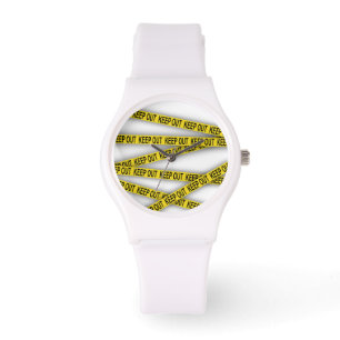 Montre Ne pas rester à l'écart ne pas traverser la bande 