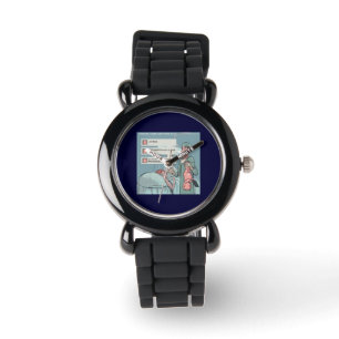 Montre Né Pour Tweeter Funny Womens Watch