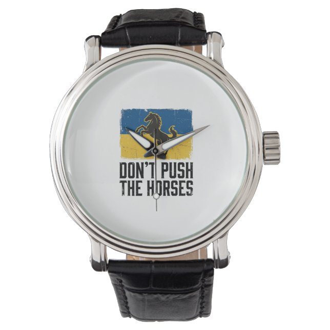 Montre Ne Poussez Pas Le Cheval Cheval Vintage (devant)