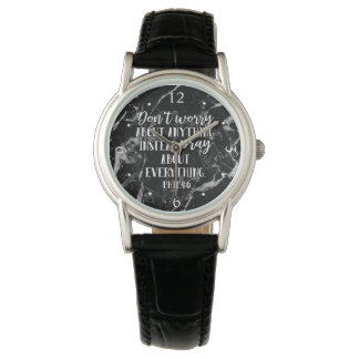 Montre Ne vous inquiétez pas Priez Bible Verse Écriture c