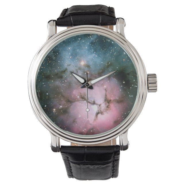 Montre Nebula étoiles galaxie hipster geek espace nature  (devant)
