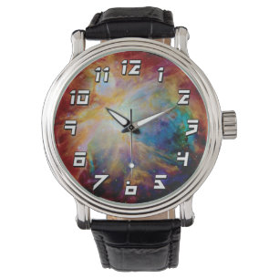 Montre Nébuleuse d'Orion Hubble Spitzer Télescope Photo d