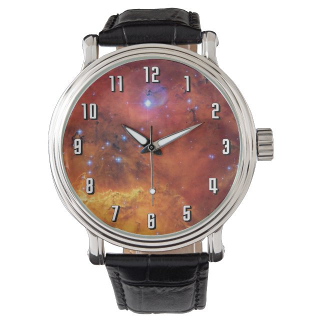 Montre Nébuleuse NGC 2467 - Photo du télescope spatial Hu (devant)