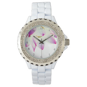 Montre Nénuphar spirituel de fleur de Lotus de *~* sur l
