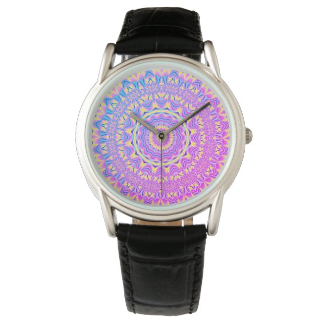 Montre Neon Mandala (devant)