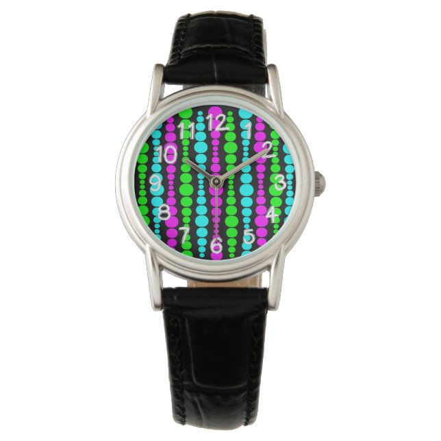 Montre Neon Modern Rectangles (devant)