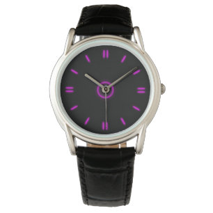 Montre Néon pourpre