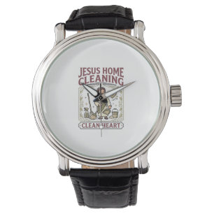 Montre Nettoyage Maison Jésus Cœur Propre Nettoyage Maiso