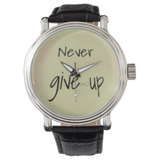 Montre Never give up