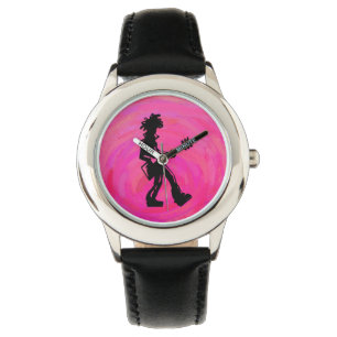 Montre New York Boogie Nights Guitare Hot Pink