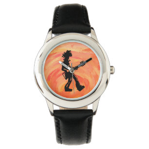 Montre New York Boogie Nights Guitare Orange