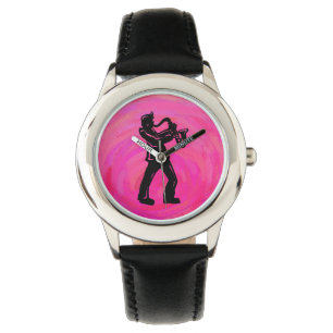 Montre New York Boogie Nuits Saxophone Hot Pink