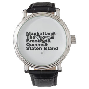Montre ~ New York City de cinq villes