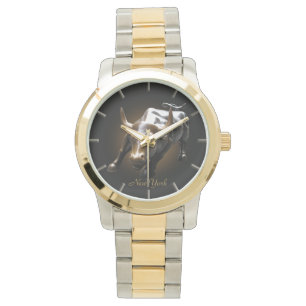 Montre New York Watch New York Bull Souvenir Wistwatch