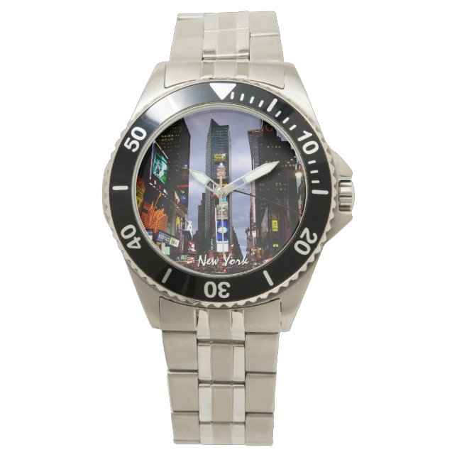 Montre New York Watch NY Times Carré Souvenir Wristwatch (devant)