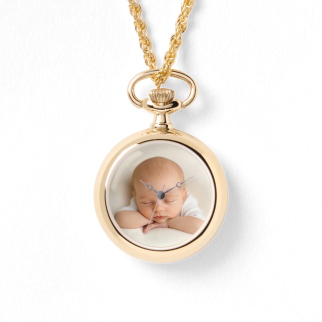 Montre Newborn Baby Necklace Watch (Recto)