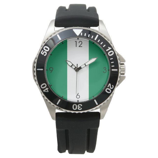 Montre Nigerian Flag (Nigeria) (devant)