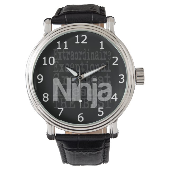Montre Ninja Extraordinaire (devant)