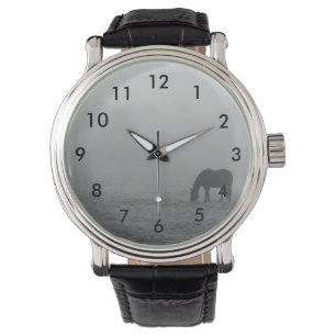 Montre Niveaux de gris pâteux