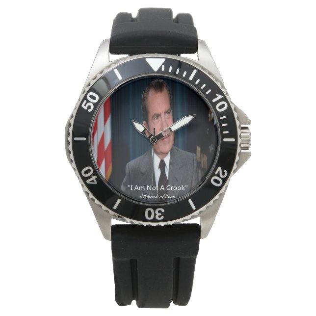 Montre Nixon & Je ne suis pas un escroc (devant)